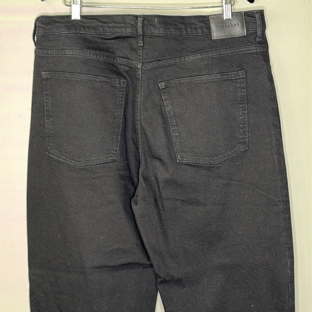 Everlane The Way High Straight Leg Jean in Coal Women's Size 33 Long Like New - Picture 8 of 11